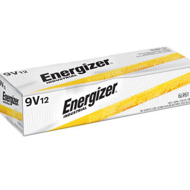 Energizer Industrial 9V Batteries Box of 12