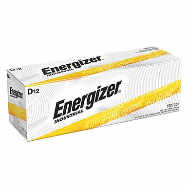 Energizer Industrial D Batteries Box of 12