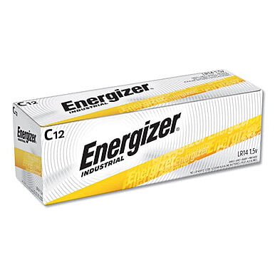 Energizer Industrial C Batteries Box of 12
